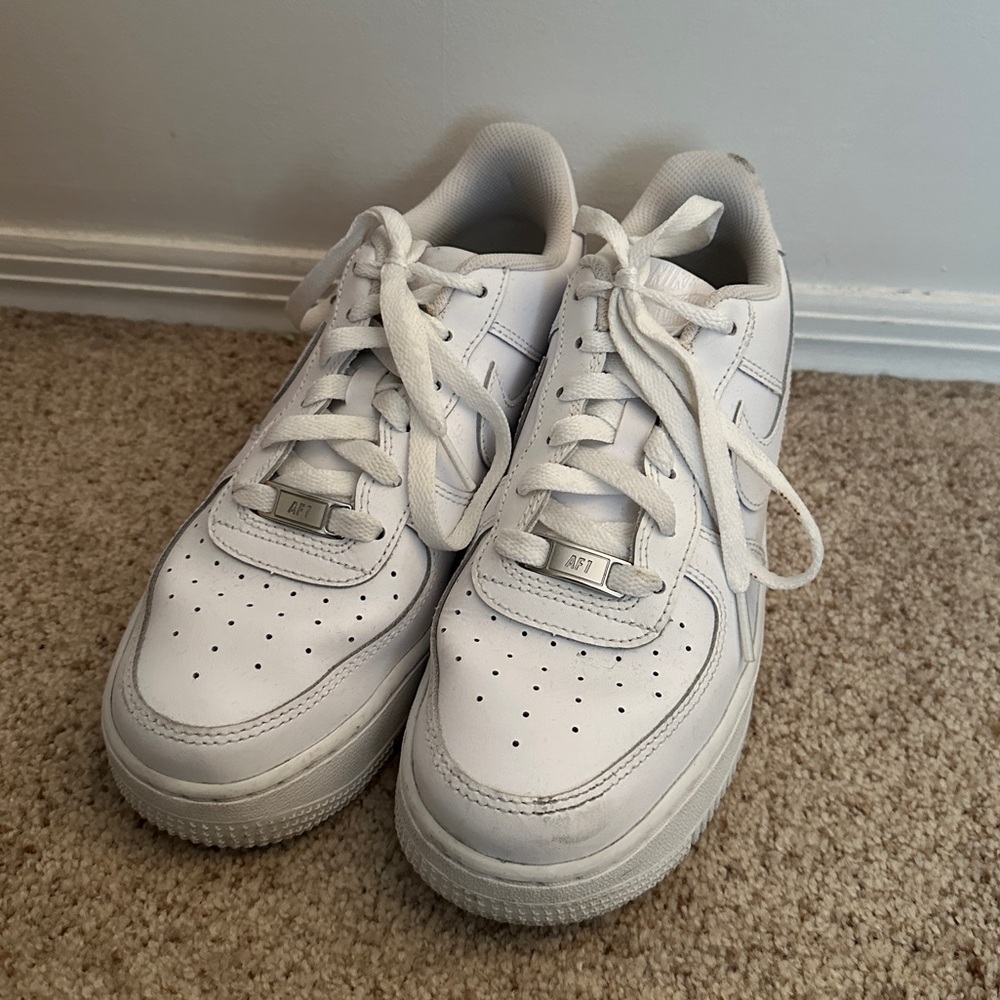 white nike air force 1 sneakers